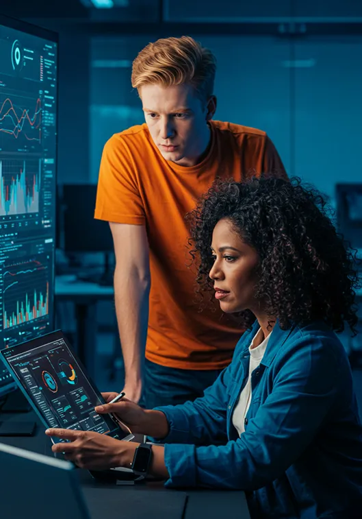 Security operations team monitoring enterprise cyber threats