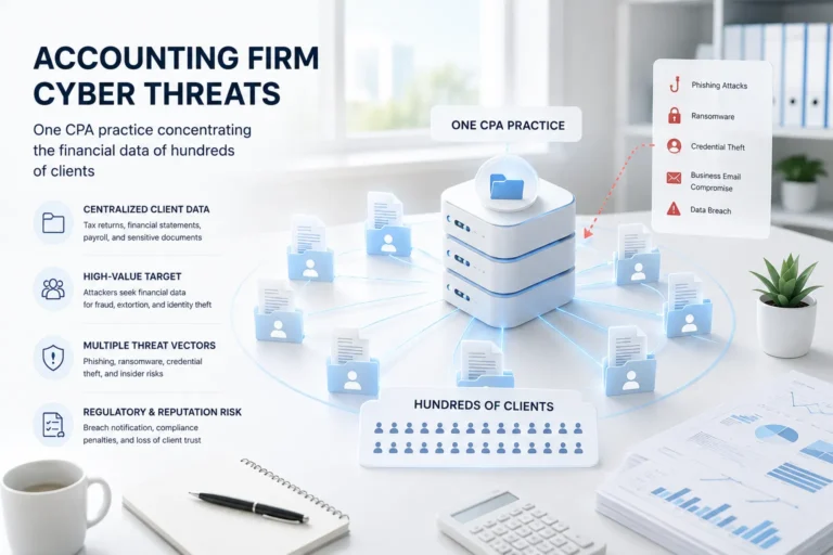 Accounting firm cyber threats: one CPA practice concentrating the financial data of hundreds of clients