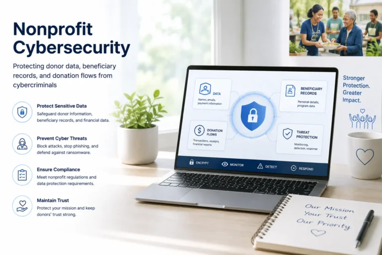 Nonprofit cybersecurity: protecting donor data, beneficiary records, and donation flows from cybercriminals