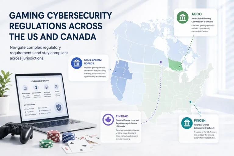 Gaming cybersecurity regulations across the US and Canada: AGCO, state gaming boards, FINTRAC, and FinCEN