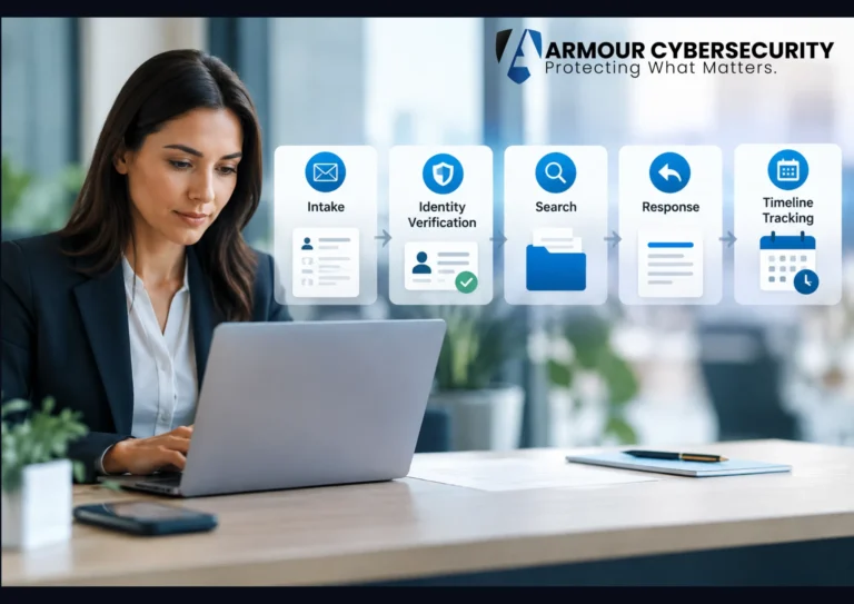 Handling individual privacy rights requests in business: intake, identity verification, search, response, and timeline tracking